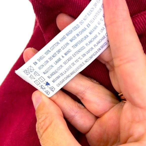 Forever 21 - Burgundy Cotton Adjustable Straps Overalls Size Small - Picture 13 of 13